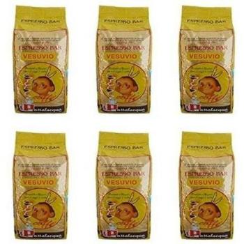 Passalacqua granos de café VESUVIO Kg 1 x 6 PIEZAS