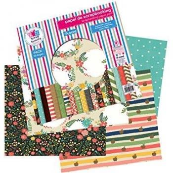 Dohe 18131 - Pack de 10 papeles, diseño Woods