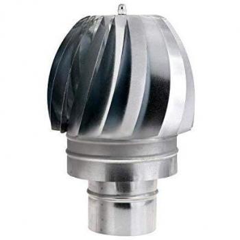 WOLFPACK 22011128 Sombrero Extractor Galvanizado Para Estufa 100mm