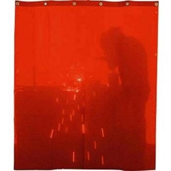 SOLTER - Cortina de protección para soldadura, 1400 x 1400 mm, color naranja