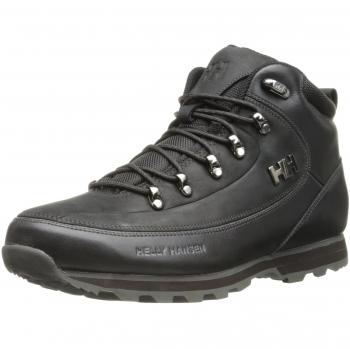 Bota de trekking Helly Hansen The Forester, impermeable, cuero, color negro, talla 41