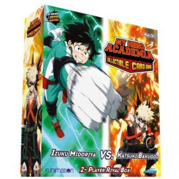 Juego de Cartas My Hero Academia Rival Deck Izuku Midoriya vs. Katsuki Bakugo - 2 Jugadores, 2 Mazos, Inglés, Jasco Games, Multicolor