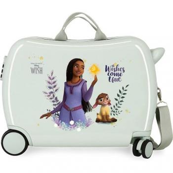 Disney - Maleta Wishes come true 2 ruedas multidireccionales verde