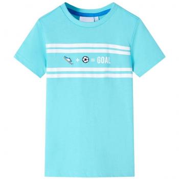 Camiseta infantil aguamarina 104