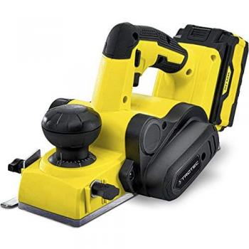 Cepillo eléctrico inalámbrico Trotec PPLS 10-20V (Batería 20V, 4.0 Ah, profundidad de corte máxima 1.5 mm, ancho de cepillado máximo 82 mm