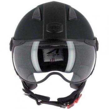 ASTONE casco jet ksr-2 Gunmetal talla, talla L, color negro mate