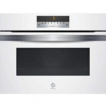 Horno Compacto Multifunción Balay 3CB5878B0, 47L, Blanco con Control Deslizante y Pirolisis