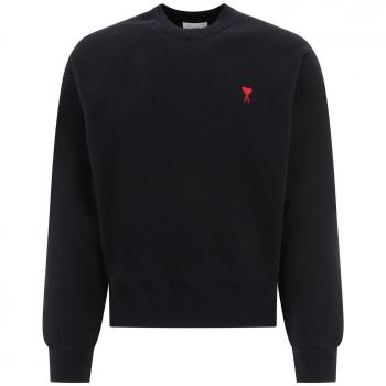 Ami Paris Men's ami De Coeur Sweatshirt - Black - Size Large