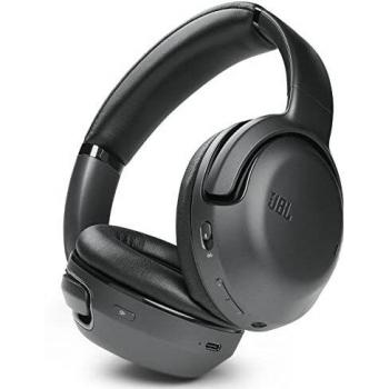 JBL Tour One - Auriculares Over Ear inalámbricos con cancelación adaptativa de ruido, tecnología Bluetooth, tecnología de 4 micrófonos para realizar llamadas de voz precisas y nítidas, negro