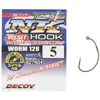 ANZUELO DECOY NK OFFSET HOOK WORM 128 N5 (5ud)