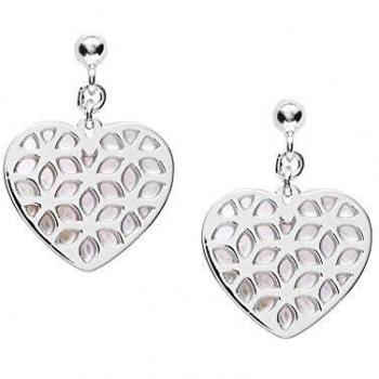 Pendientes Fossil JFS00489040 de Plata Esterlina con Perlas para Mujeres