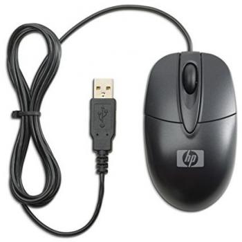 Ratón Óptico USB HP Ambidextro Negro 310g y Teclado Dell KB216-B Español