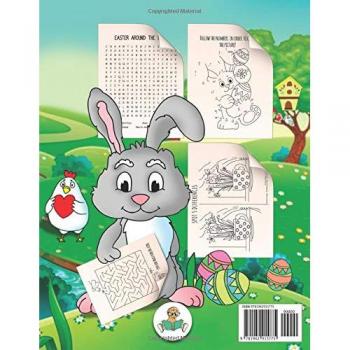 The Ultimate Easter Activity Book for Kids: Egg Hunt Fun with Dot-to-Dot, Word Search, Spot-the-Difference, and Mazes