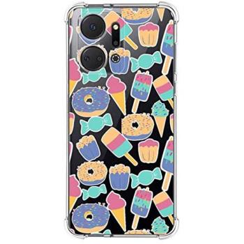Funda Antigolpes de Silicona para Huawei Honor X8a con Diseño Dulces 02
