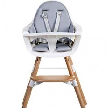 Cojín para trona Childhome Evolu Neopreno Gris Claro