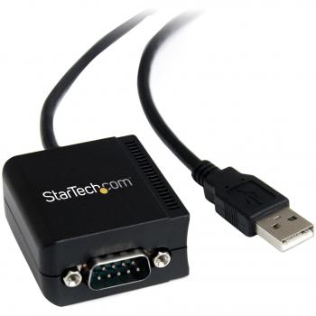 StarTech.com ICUSB2321FIS - Cable USB a 1 puerto serie RS232, aislamiento óptico, 1.8 m