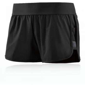 Skins Activewear Women's Correr Swipe Hi Lo Pantalones Cortos - SS18