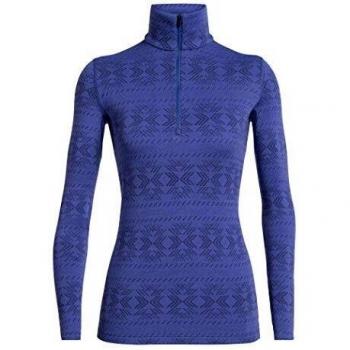 Icebreaker 250 Vertex LS Half Zip Crystalline Mystic S