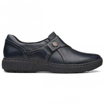Clarks Caroline Pearl Negro Mujer Otoño/invierno 22 - Clásico Indispensable - Corte en Piel - Forro de Piel