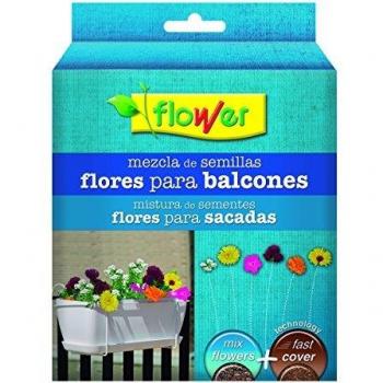 Flower 10802 10802-Mezcla Semillas de Flores Balcones, No Aplica, 19x15x6.5 cm