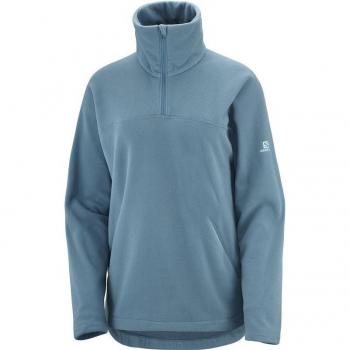 Forro Polar Esencial Salomon Cómodo Mujer Azul