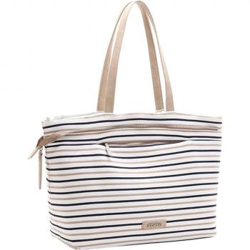 Abbacino Sanitja, Shopper y Bolso de Hombro para Mujer, Beige