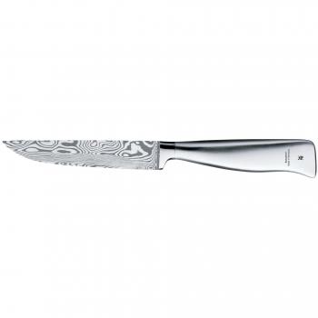 Cuchillo Multiusos Grand Gourmet de WMF en Acero Damasco, 23 cm, Corte de Rendimiento, Caja de Madera
