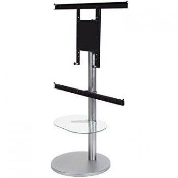 Norstone Tiblen SB - Soporte para televisión Plana, Color Negro y Plateado