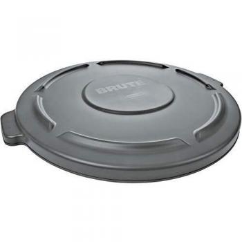 Rubbermaid Brute Snap-on Lid for 32 Gallon Container, Grey (Pack of 6)