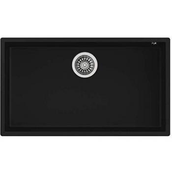 Fregadero Teka Tegranite Square 72.40 Color Black Ref 115230015 Mueble De 80 Cm
