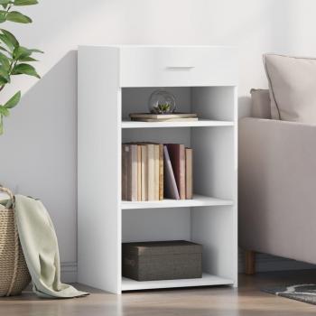 Armario aparador blanco de madera multicapa 50x42,5x93 cm