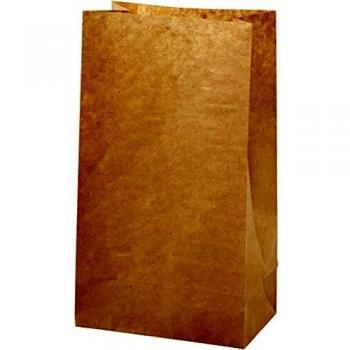 Bolsas de papel marrón 15 x 9 x 27 cm - Paquete de 100 unidades