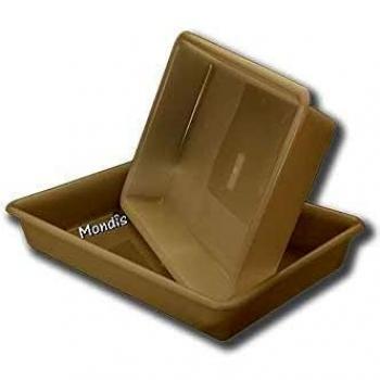 MONDIS CUBETA Rectangular 8 litros Blanca; 12 cubetas 48x 33x 8 cm