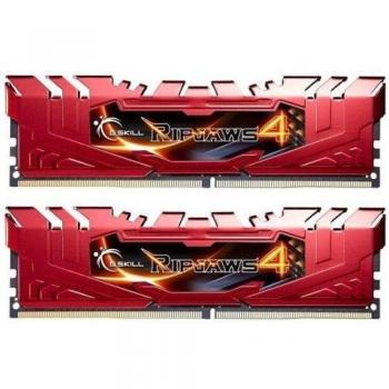 G.Skill Ripjaws 4 Series 16GB DDR4-2400 Dual Channel RAM Kit (2x8GB) with Heatsink, Red