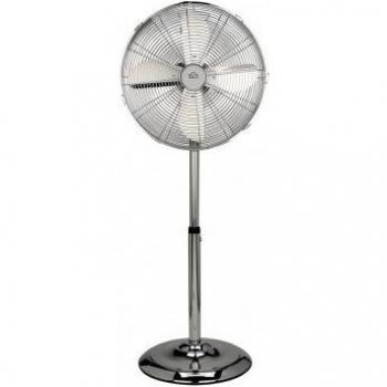 Ventilador de Columna DCG de Metal Silencioso con 4 Cuchillas y Oscilación Horizontal
