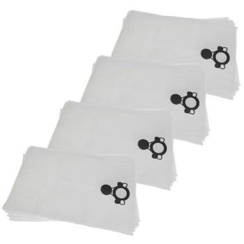 Bolsa de Aspiradora vhbw 20x Compatible con Nilfisk VHS 40 L30 PC, VHS 40 L40 LC FM IC - Microfibra, 52.5 cm x 39 cm Blanca
