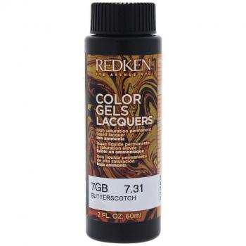 Redken Permanent Hair Color Gel Lacquers 7.31 Butterscotch 60ml