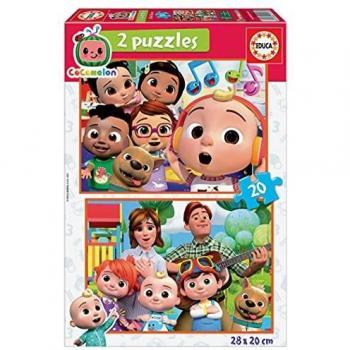 Educa 19137 Cocomelon. 2 Puzzles Infantiles de 20 Piezas. + 36 Meses, Multicolor