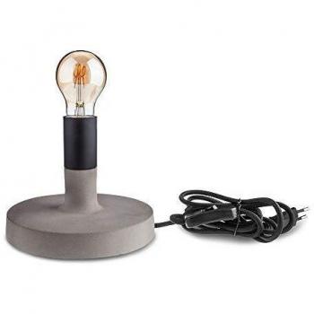 Lámpara de Escritorio E27 Estilo Industrial con Base de Hormigón Redonda VT-7171 V-TAC