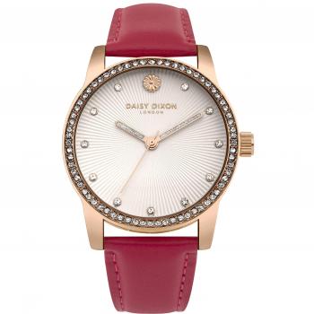 Reloj Daisy Dixon Mujer Analogico Cuarzo con Correa de Cuero DD089PRG