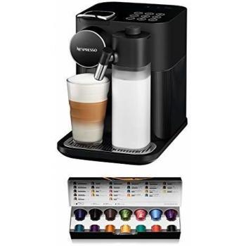De'Longhi Nespresso Gran Lattissima EN650B Cafetera de Cápsulas con Depósito de Leche Compacto, Color Negro
