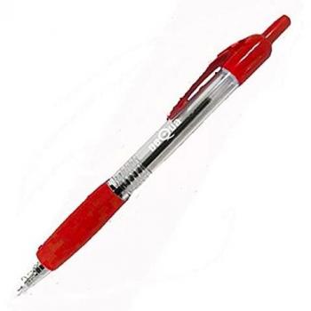 Bolígrafo retráctil Dequa Punta 1 mm Color rojo