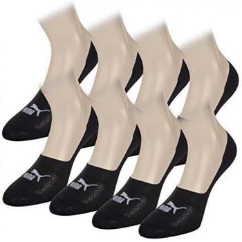 PUMA Invisible Footie Socks 2-Pack - Black, Size 35-38