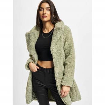 Urban Classics Women's Oversized Sherpa Coat in Softsalvia
