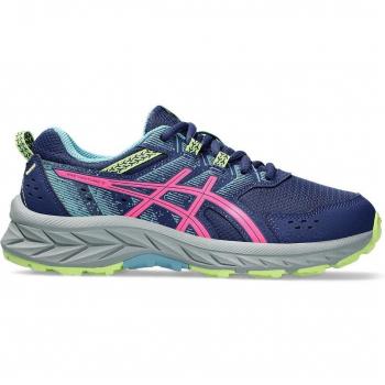 Asics Pre Venture 9 GS - Zapatillas de trail running para niños en color azul