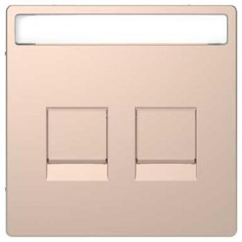 Schneider Electric MTN4564-6051 Toma Doble Tipo Rj45 Keystone de La Gama D-Life, Champagne