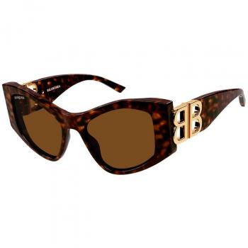 Balenciaga Women's Brown Sunglasses Bb0287S 55MM