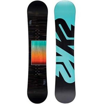 K2 Vandal - Tabla de Snowboard para niños - Vandal, Rocker + Flat, 142, Verde