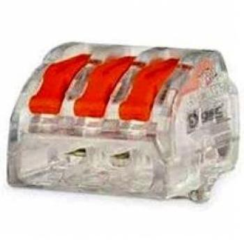 GSC - Pack 5 Conector Empalme 3 Tomas 0.75-2.5mm 001105522 001105522