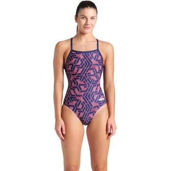 Arena Escape Women's 1-Piece Swimsuit - Navy Team Redwhiteblue - Size 42